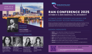 Rheumatology Access Network (RAN) Conference Postcard Design