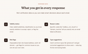 email validation sdk