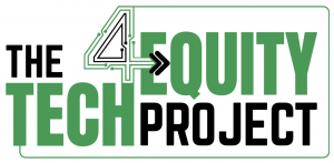 Logo of the Tech4Equity Project, a statewide Community Impact Initiative providing free, FDIC-insured banking access to unbanked and underbanked Arizonans through trusted community organizations.