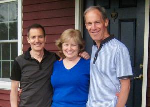 LE&RN President & CEO William Repicci (left) with Deb Carey and her husband Jim Carey