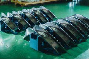 10 completed coil case parts.