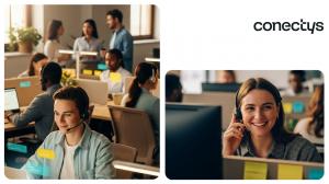 Conectys agents working in office