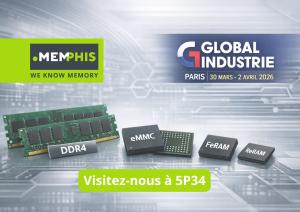 À Global Industrie, MEMPHIS montrera DRAM, la mémoire NAND Flash et les mémoire émergentes