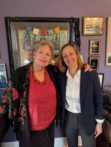 Pam Lewis & Dr. Mary Ellen Pethel (left to right)