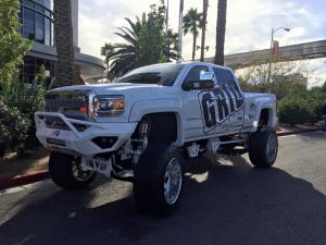 Lift kit installed on a truck
