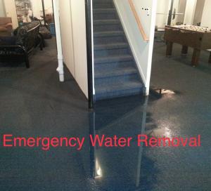 Water damage needs water restoration service