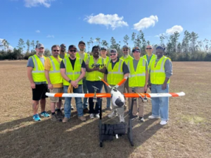 USI Fast Track Drone Program Students Showcase UAS Technology - both a quadcopter and a fixed wing UAS - after an In-Person Flight Training