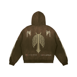 Kommerce Skull and Skeleton Hoodie Designed by COCO