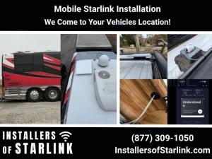 Mobile Starlink installation services in all 50 states - we come to your vehicles location.