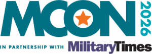 MCON 2026 logo, in partnership with Military Times
