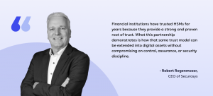 Robert Rogenmoser, CEO of Securosys.