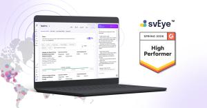 svEye platform from Semantic Visions with G2 badge High Performer Spring 2026