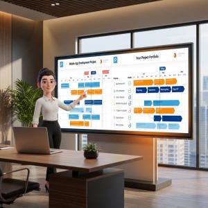 Anna keeps projects on track by following up on overdue tasks with owners.