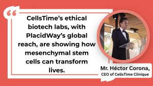 Héctor Corona, Founder & CEO CellsTime Clinique