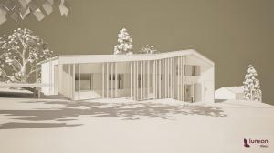 Exterior rendered in Lumion View for Archicad