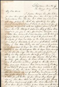 a letter written in cursive on old paper