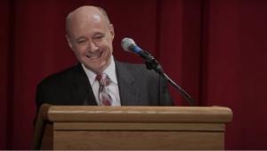 Alan Roth giving his acceptance speech for the Nicholl Fellowship Academy Award for Best Screenplay.