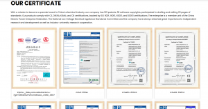 Jubang Group - Certificate