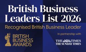 BBA Leaders Badge supported by The Time and The Sunday Times