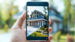 Inspector records report with smartphone