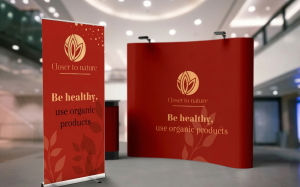 Retractable banner and Trade Show Display
