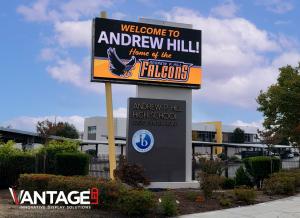 Andrew Hill High School - Vantage LED Display
