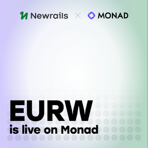 Regulated Euro stablecoin EURW on high-performance EVM blockchain Monad