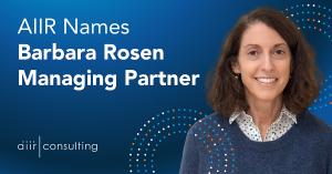 AIIR Names Barb Rosen to Managing Partner