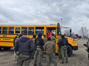 Meridian and Garden City Police Department Bus Hostage Rescue Training