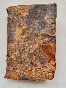 The 1777 hardcover leatherbound New Testament Bible sold on March 15th by John McInnis Auctioneers measured just 7 inches by 4 ¾ inches and was in fair condition.