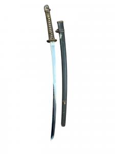 World War II-era Japanese Samurai sword, 35 inches overall with an extremely sharp 24 ¼ inch blade ($6,200)