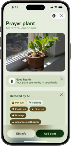 Image of Planta app's Summary Screen