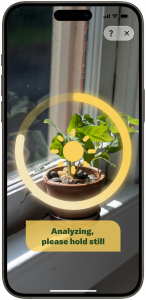 Image of Planta app's plant analysis screen