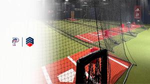 Batting cages at USA Prime Southeast baseball facility