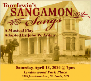 Information about the upcoming Sangamon Songs show at LPP.