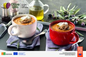 Tomato Soup With Olive Paste