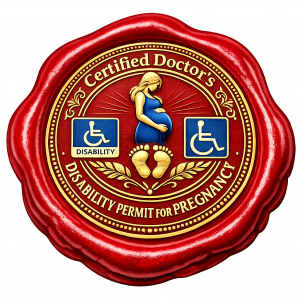 handicap parking permit for pregnant women