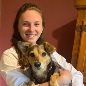 Dr. Colleen Meuse at her practice of in home pet euthanasia in Pottstown, PA.