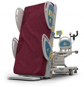 Bariatric bed that allows for In-Bed Verticalization