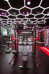 Minibeast’s All-In-One Total Home Gym combines 300 different exercises into a single space-saving system.