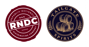 RNDC Republic National Distributing Company and Tailgate Spirits LLC partnership logos