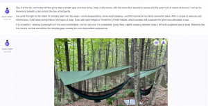 Journal diary entries combining images and text responses from participants on Terapage, capturing rich, in-the-moment insights where users document their experiences through visuals and reflective written feedback in a mobile ethnography setting.