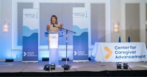 Wendy Burch, KTLA reporter, kicks off CCA's California Caregiver of the Year Awards as the event emcee.