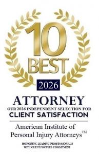 2026 Top 10 Personal Injury Lawyer Nationwide For Client Satisifaction