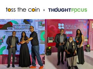 Toss the Coin Wins “Best Brand Guidelines Design” at ET Awards 2026 for ThoughtFocus Brand Identity