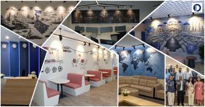 Glimpses of the office space at Pinnacle Center of Excellence for Design & Engineering, Bengaluru