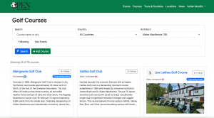 Search for Alister MacKenzie golf courses