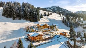 Exclusive Two-Chalet Alpine Estate Steps from Rinderberg Ski Lifts