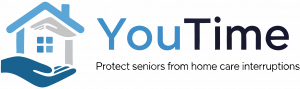 YouTime logo, Protect seniors from home care interruptions