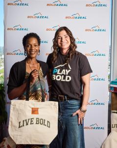 Kelsey Scott with Bold&Zeal Founder, Erica Bazerkanian